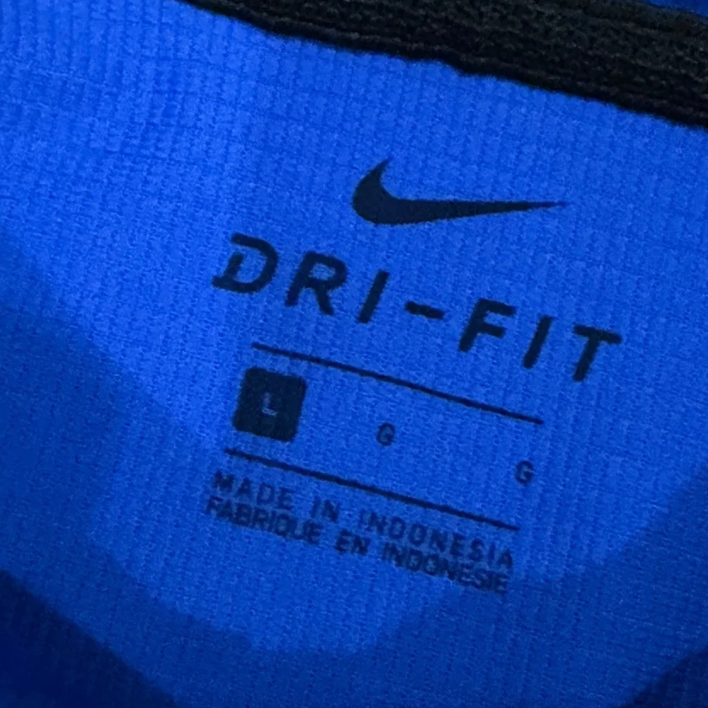 Nike Mens Dri-FIT Golf Polo Shirt Royal Blue Short Sleeve Size Large